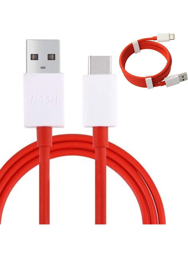 1Pack USB C Cable for OnePlus 15/14 /13/12/12R/11R/11/10/9/Nord CE/Nord N100 / 8T / 8/8 Pro / 7T / 7T Pro / 7/7 Pro / 6 / 6T / 5T / 5 / 3T / 3, USB Type C Fast Dash Charging Charge Data Cable - Image 1